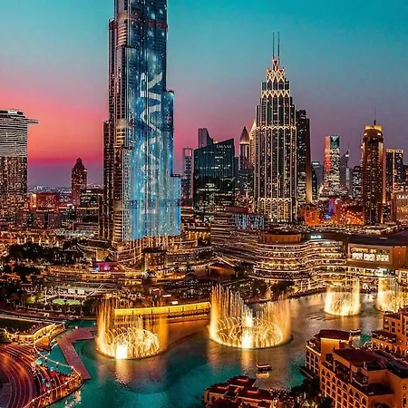 Elite Royal Apartment - Sky Series - Full Burj Khalifa & Fountain View - Chancellor Dubai Exterior photo
